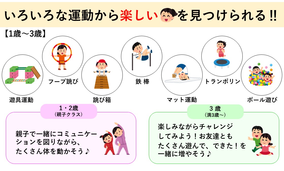 【ジュニア体育】　体験募集中‼